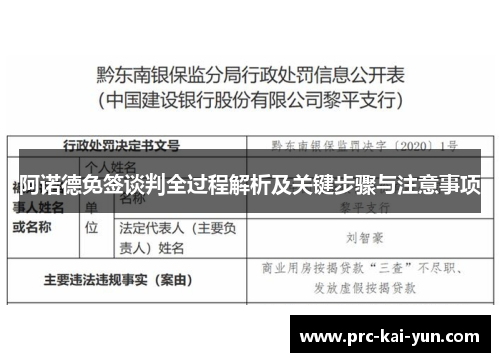 阿诺德免签谈判全过程解析及关键步骤与注意事项